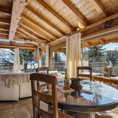 Authentique A 1850 Avec Terrasse Et Parking - Fr-1-564-164 Куршевель